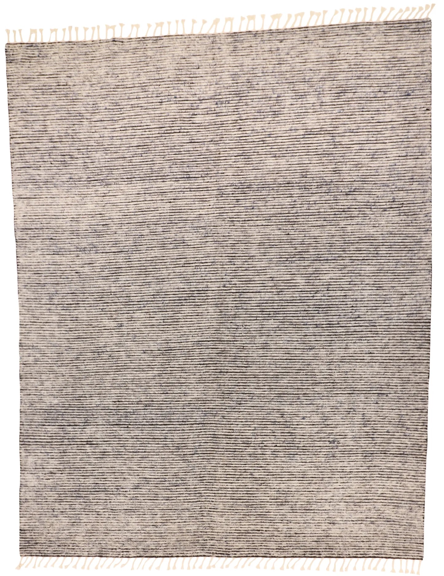 W 9 L 12  Morroccan 100% Wool Hand-Woven All-Over Design - 60632