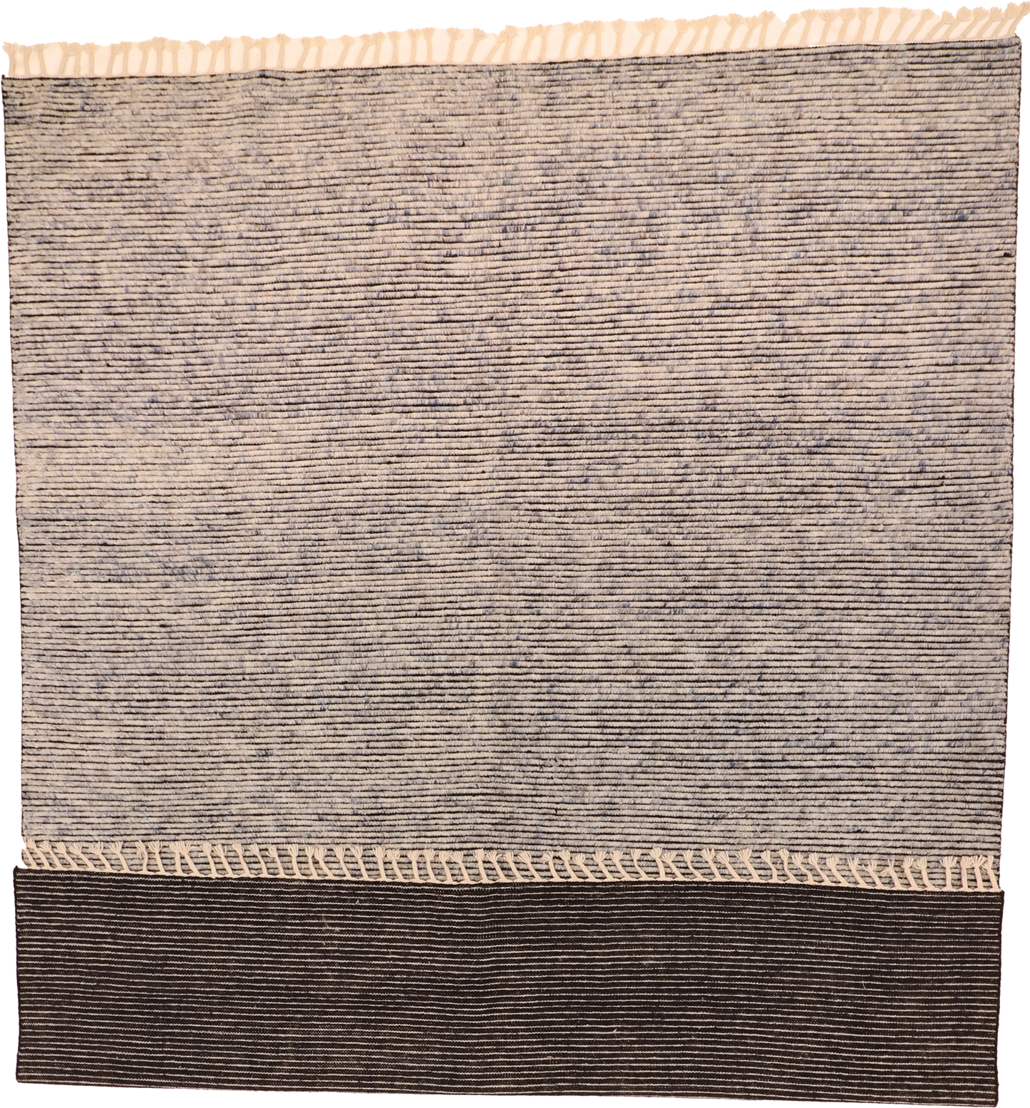 W 9 L 12  Morroccan 100% Wool Hand-Woven All-Over Design - 60632