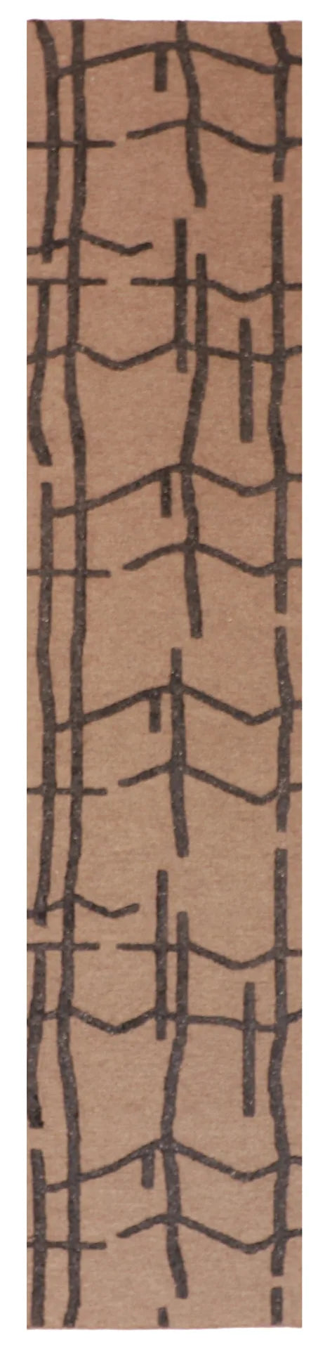 2.8 x 12 - Kilim Fine/Wool/Silk Modern Rectangle - Finest Hand-Made Quality Wool — 60797