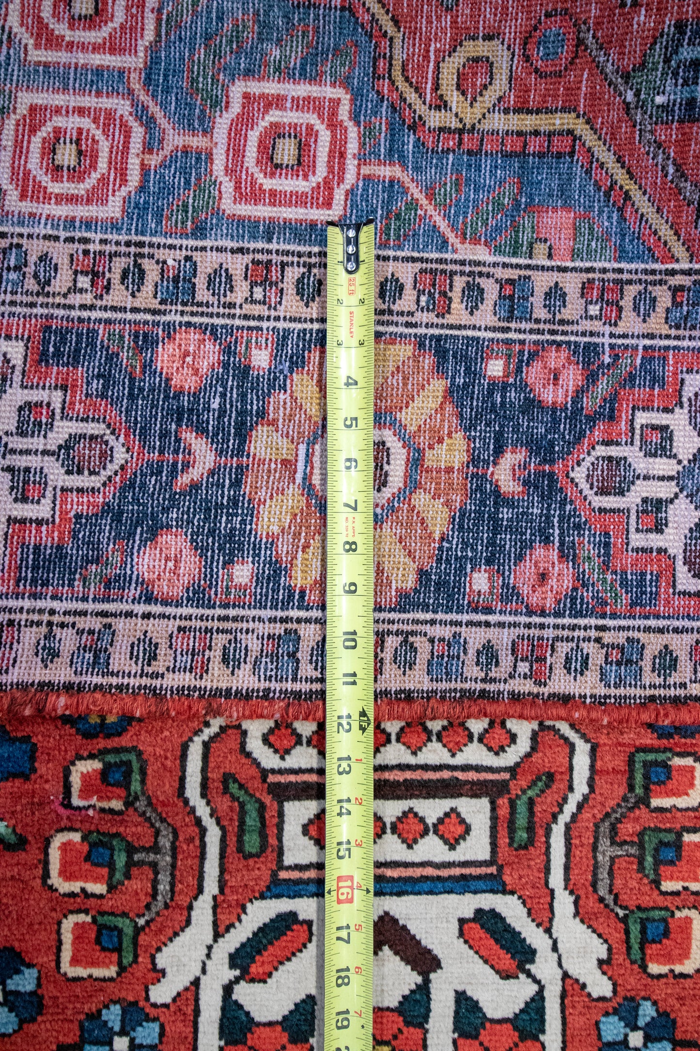 W 5 L 6.6 Bakhtiarie Antique 100% Wool Hand-Woven All-Over Design - 60896
