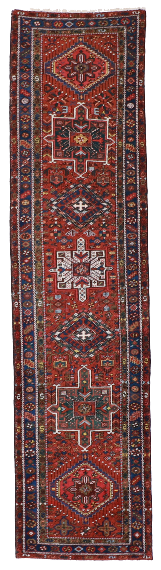 W 2.8 L 10.1 Karajeh 100% Wool Hand-Woven - 60897