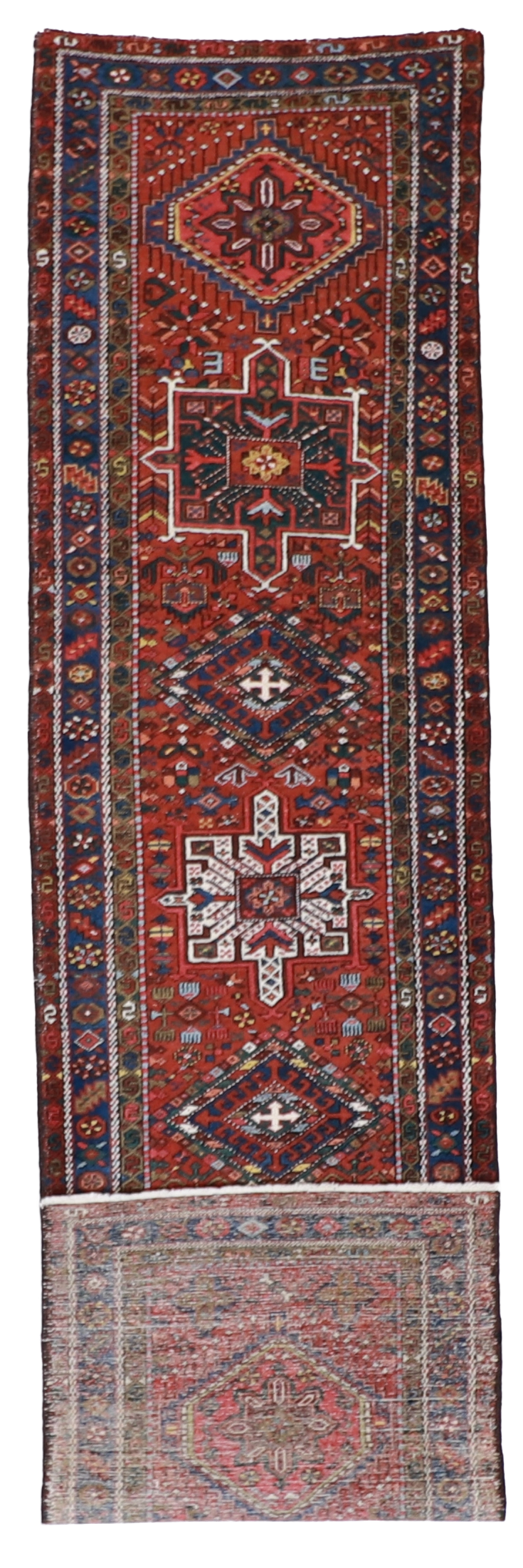 W 2.8 L 10.1 Karajeh 100% Wool Hand-Woven - 60897
