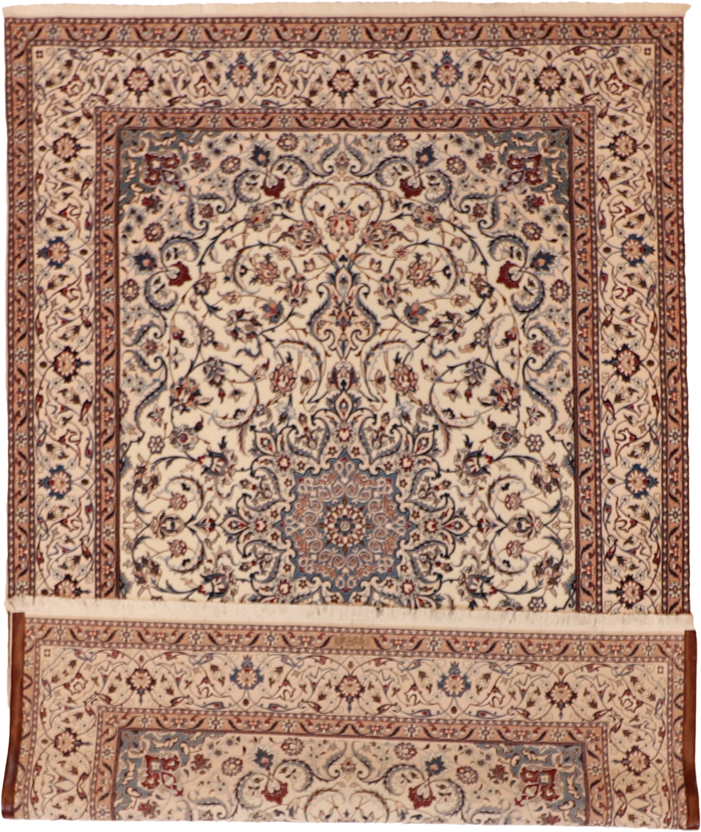 W 6.6 - L 9.9 - Naine Wool Traditional Rectangle - Finest Hand-Knotted Quality Wool - 60989