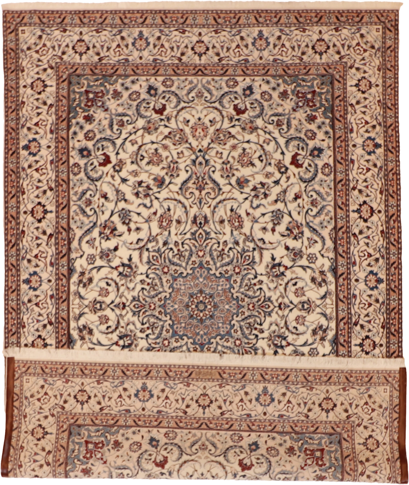 W 6.6 - L 9.9 - Naine Wool Traditional Rectangle - Finest Hand-Knotted Quality Wool - 60989