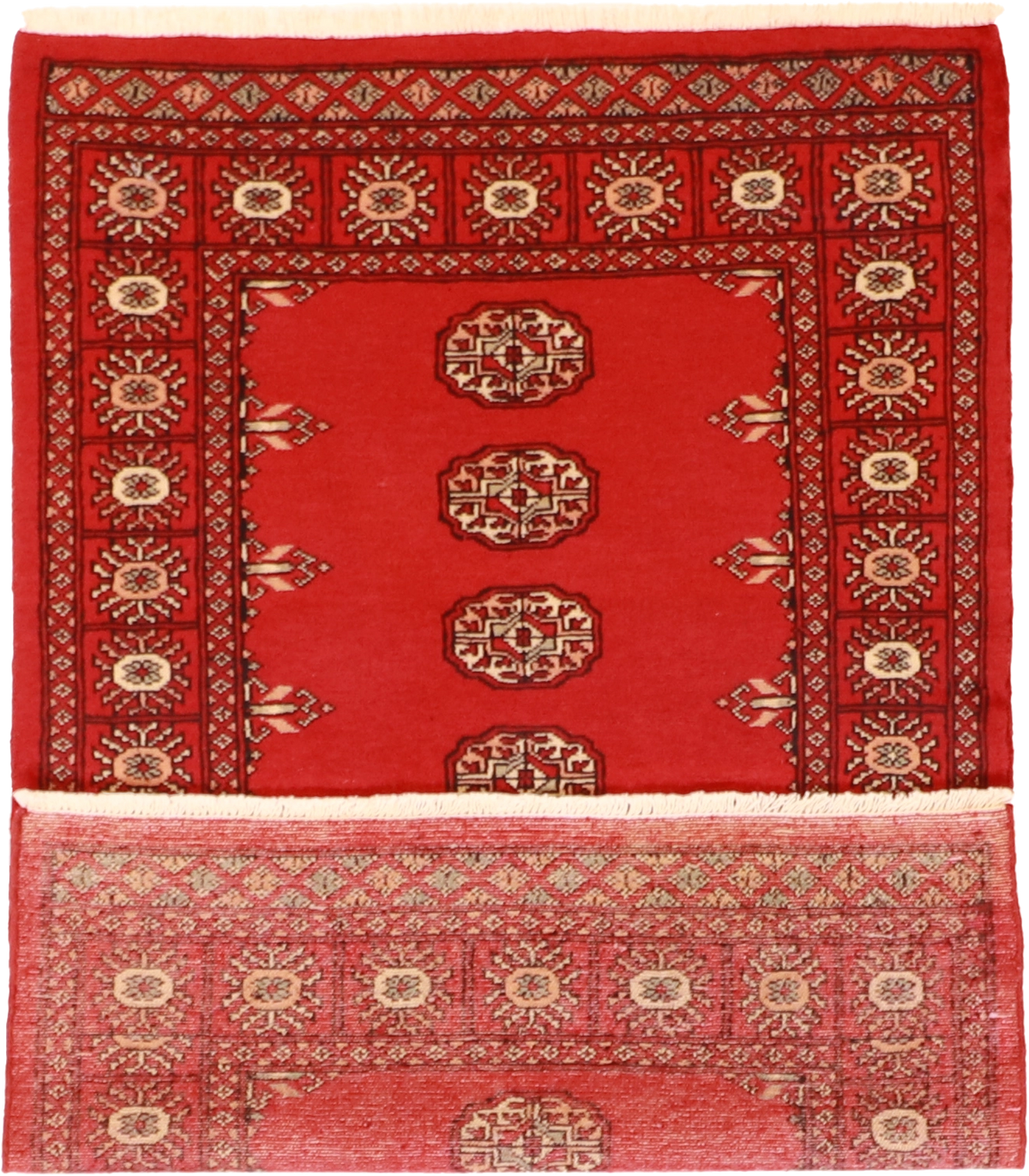 W 3.3 L 5 Bokhara 100% Wool Hand-Woven All-Over Design - 61215