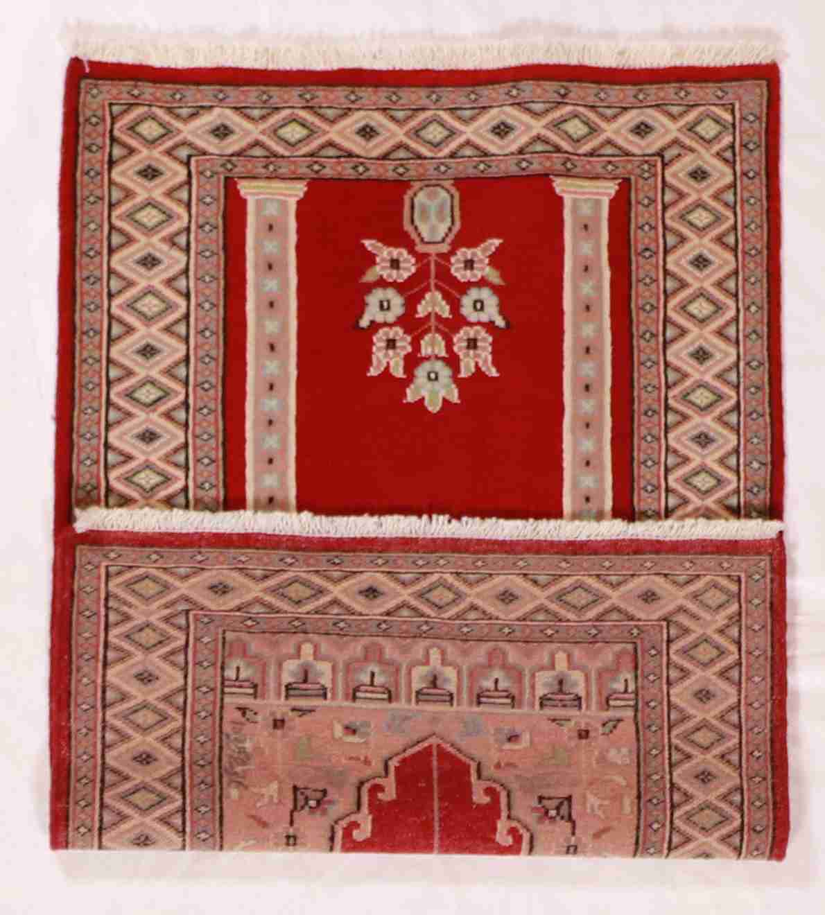 W 2.7 - L 4.1 - Bokhara Wool All Over Rectangle - Finest Hand-Knotted Quality Wool - 61222