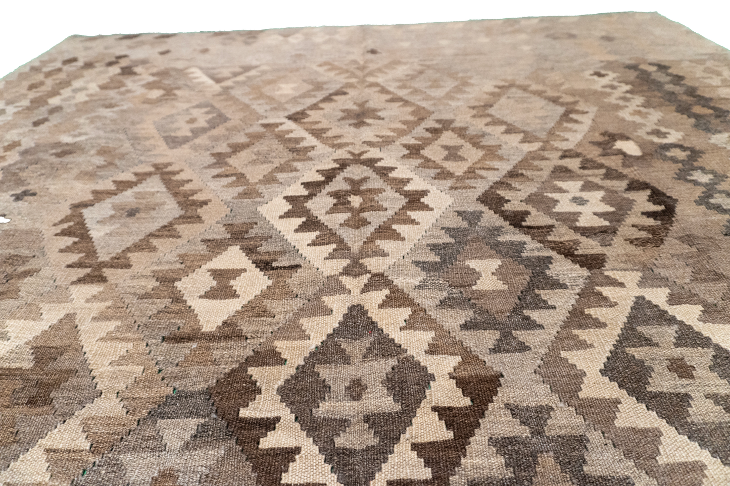 W 5.7 - L 8 - Kilim Fine All Over Rectangle - Finest Hand-Made Quality Wool - 61411