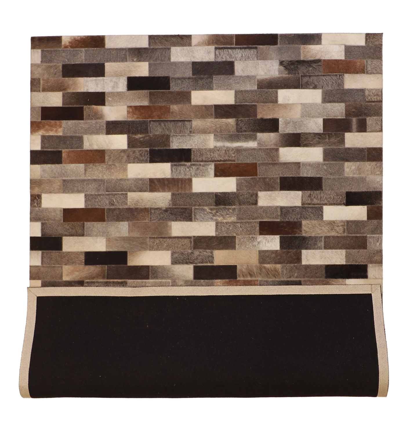 W 5 - L 7 - Cowhide Leather Contemporary Rectangle - 61572