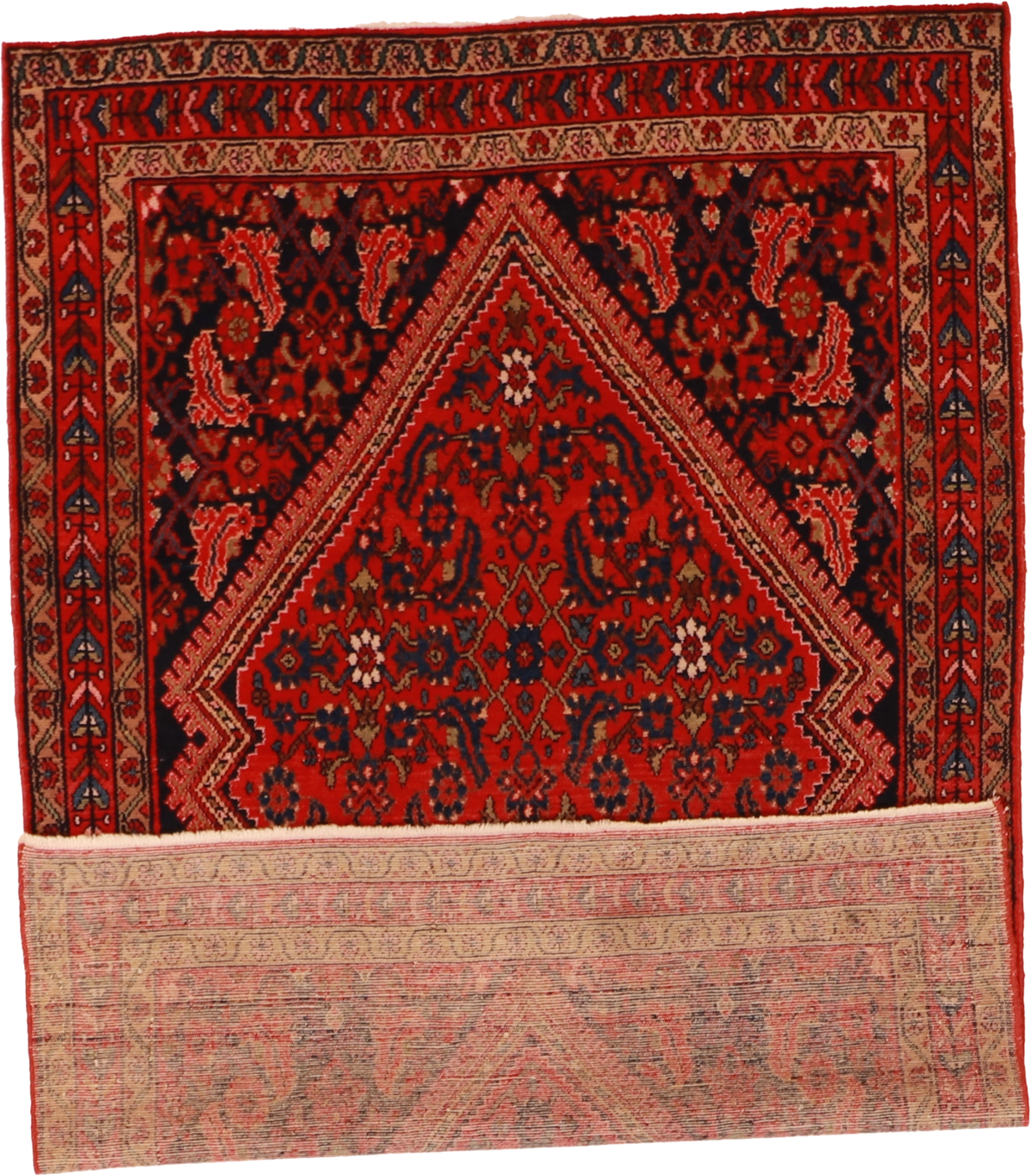 W 4.5 L 6.6 Hamadan 100% Wool Hand-Woven All-Over Design - 61575