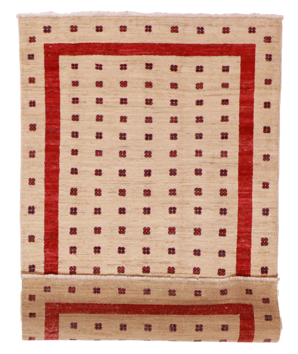 W 3.4 L 5.2 Mountain Modern 100% Wool Hand-Woven All-Over - 61659