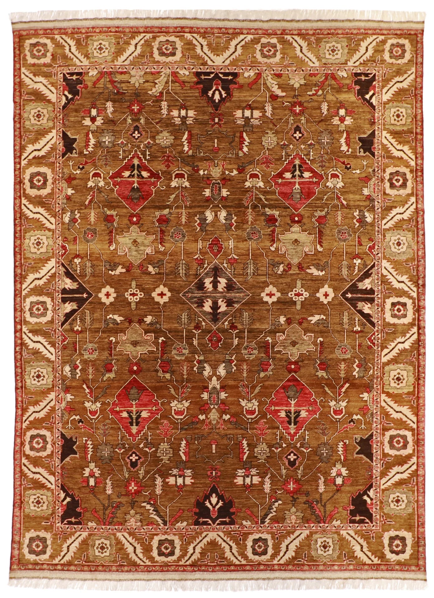 9.10 x 13.6 - Bijar Wool Traditional Rectangle - Finest Hand-Knotted Quality Wool — 61678