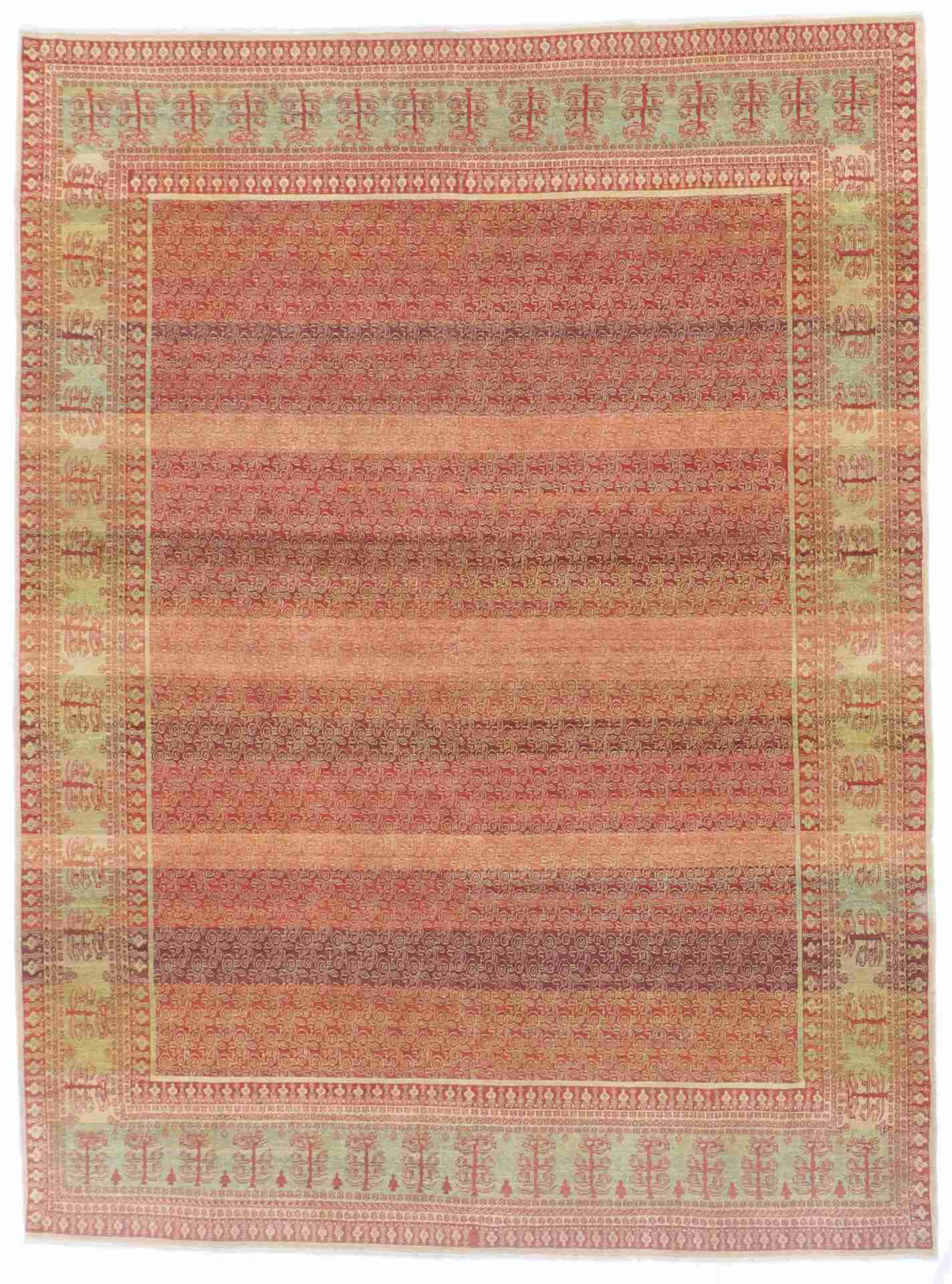W 9 - L 11.11 - Traditioanl Wool Bijar Rectangle - Hand Woven Rug - 61728