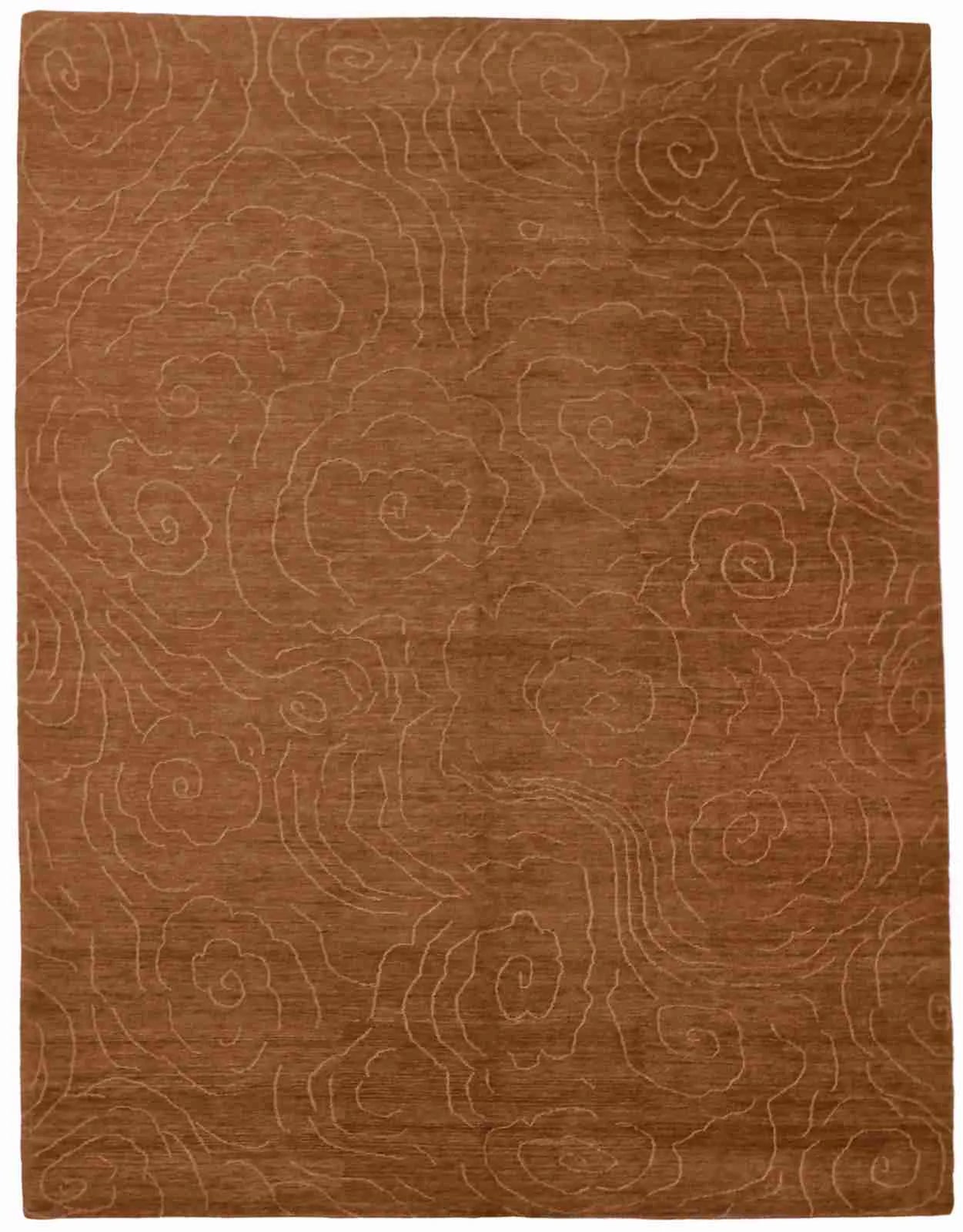 9.3 x 12.1 - Cloud Fine/Wool All Over Rectangle - Hand Woven Rug — 61732
