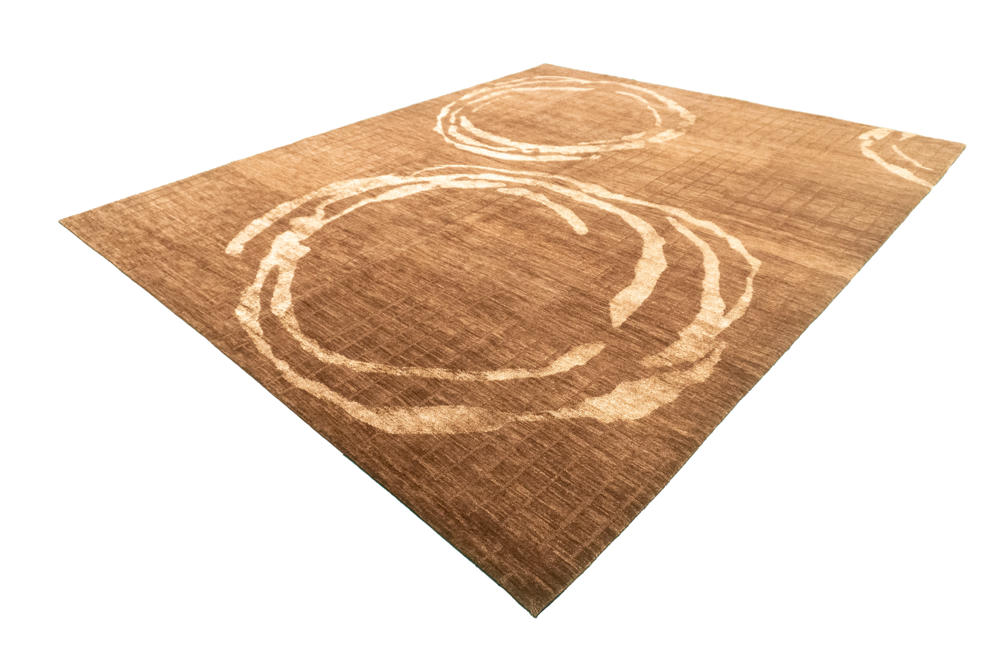 W 8.3 L 9.11 Cloud Wool And Silk Blend Hand-Woven All-Over Design - 61740