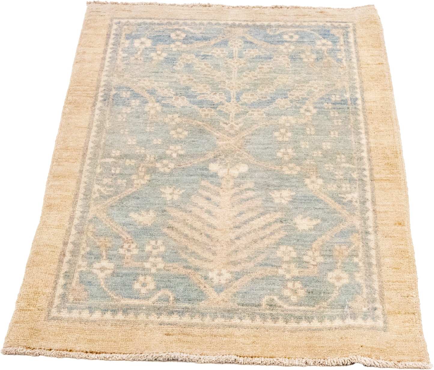 W 2 L 3 Tree of Life 100% Wool Hand-Woven All-Over Design - 61755