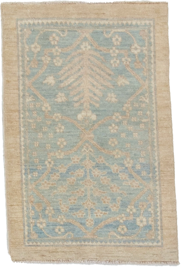 W 2 L 3 Tree of Life 100% Wool Hand-Woven All-Over Design - 61755