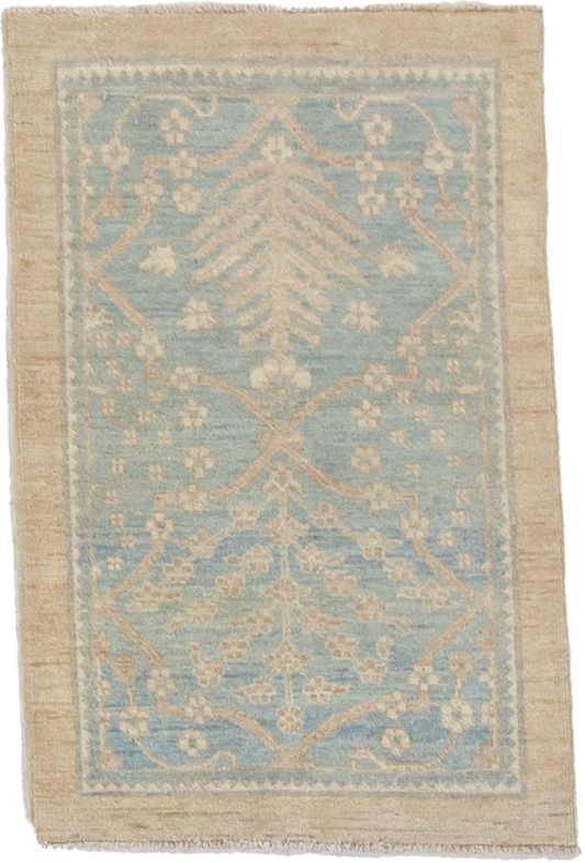 W 2 L 3 Tree of Life 100% Wool Hand-Woven All-Over Design - 61755