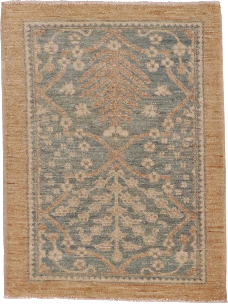 W 2 L 3 Yamoud 100% Wool Hand-Woven All-Over Design - 61757