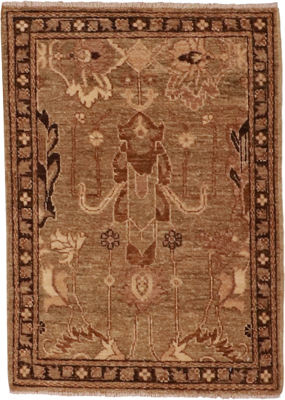 W 2 L 3 Tabriz 100% Wool Hand-Woven All-Over Design - 61759