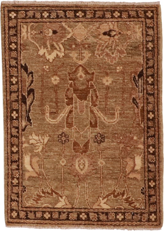 W 2 L 3 Tabriz 100% Wool Hand-Woven All-Over Design - 61759
