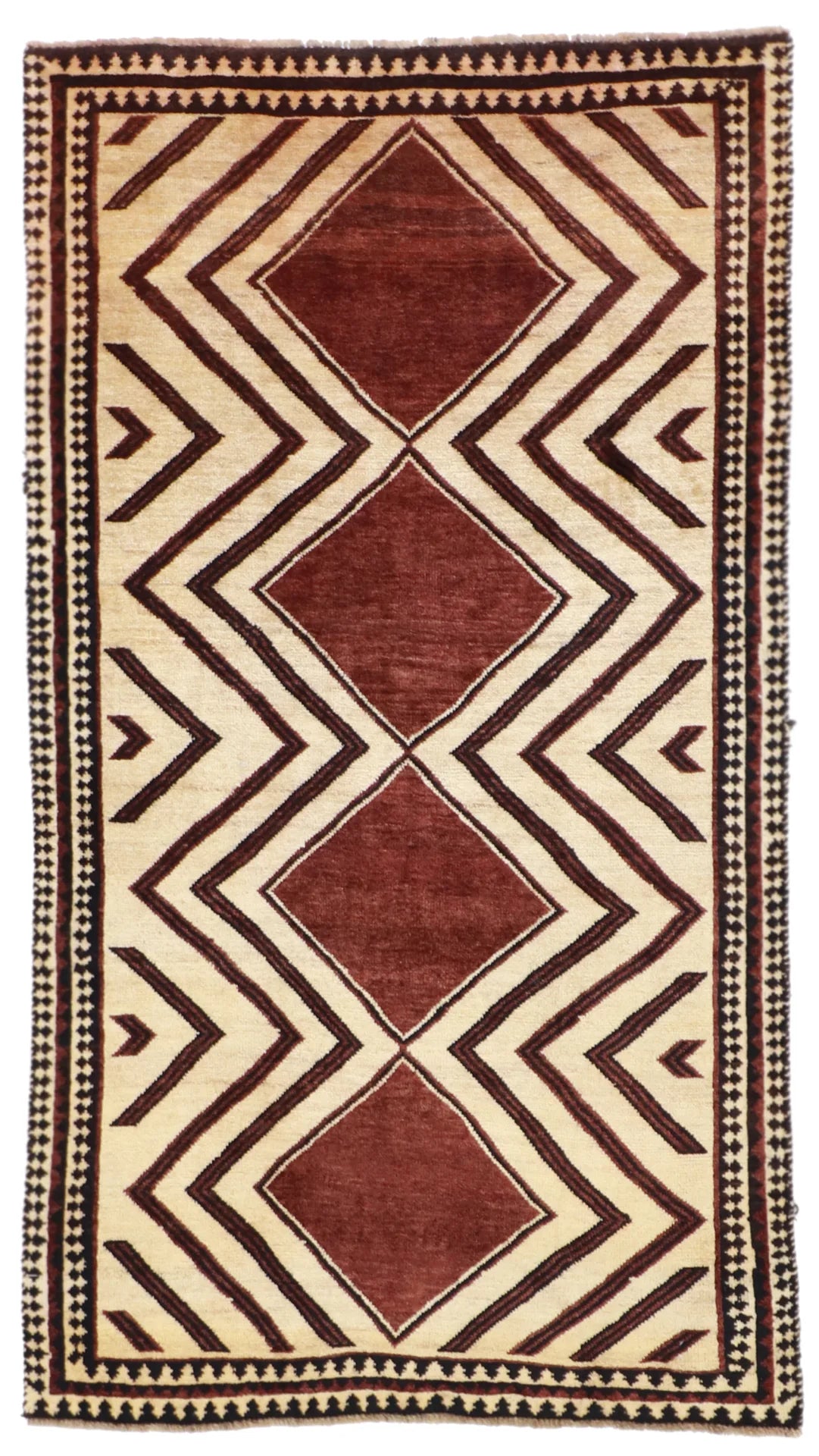 4x6 - Lori Fine/Wool All Over Rectangle - Hand Knotted Rug — 61803
