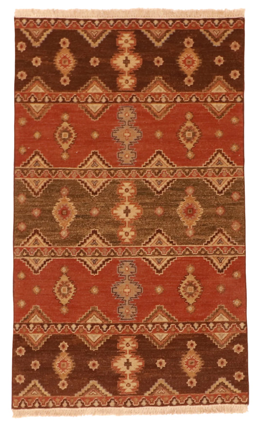 2.7 x 10 - Modern Fine/Wool All Over Rectangle - Finest Hand-Knotted Quality Wool — 62066