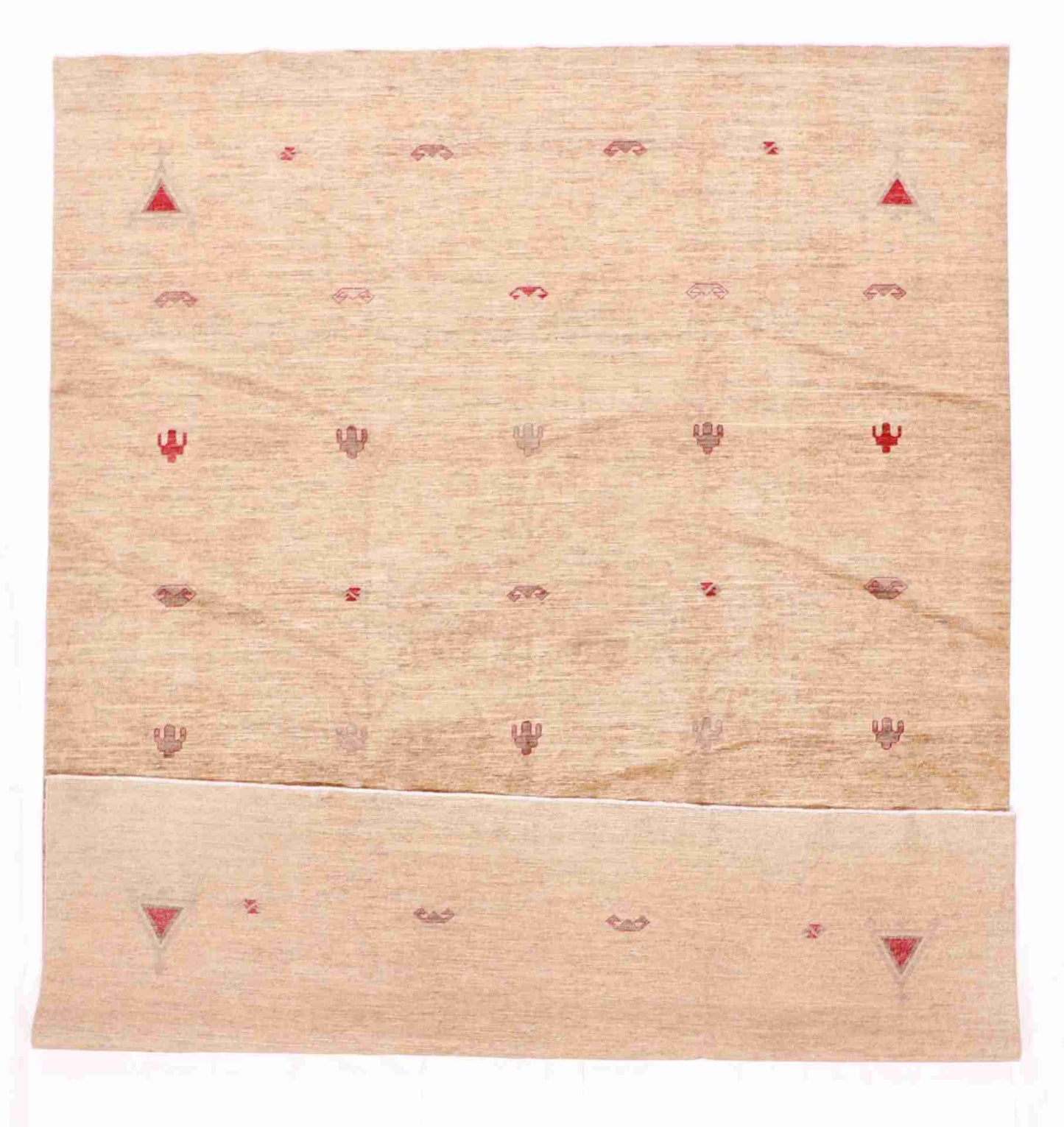 W 9 - L 11.10 - Mountain Modern Wool Western Rectangle - Hand Woven Rug - 62149