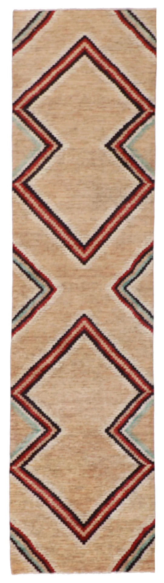 2.7 x 10 - Modern Fine/Wool All Over Rectangle - Finest Hand-Knotted Quality Wool — 62195