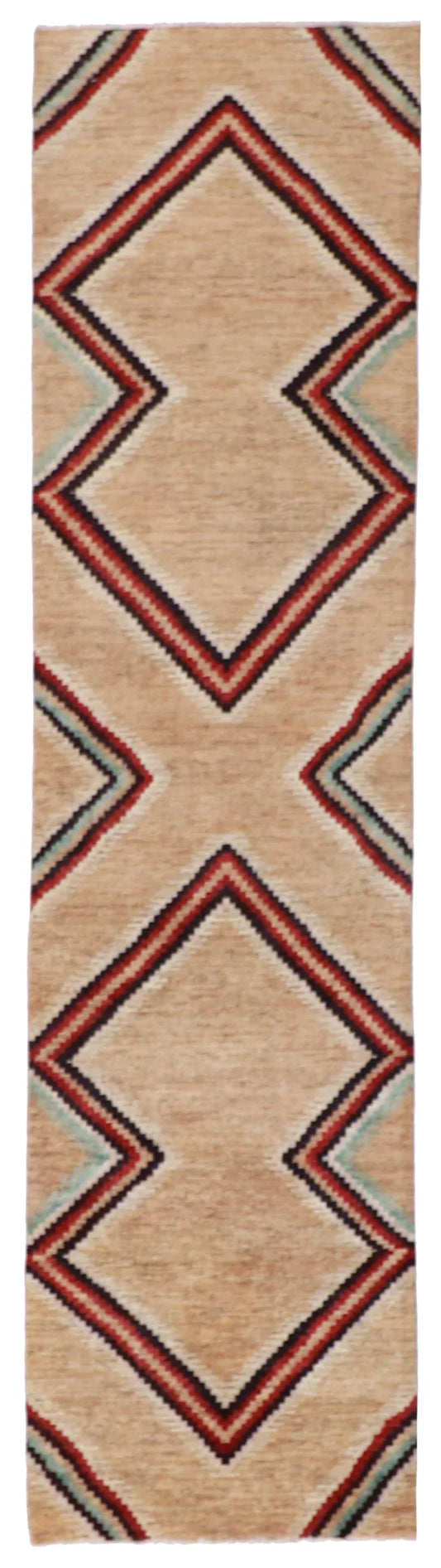 2.7 x 10 - Modern Fine/Wool All Over Rectangle - Finest Hand-Knotted Quality Wool — 62195