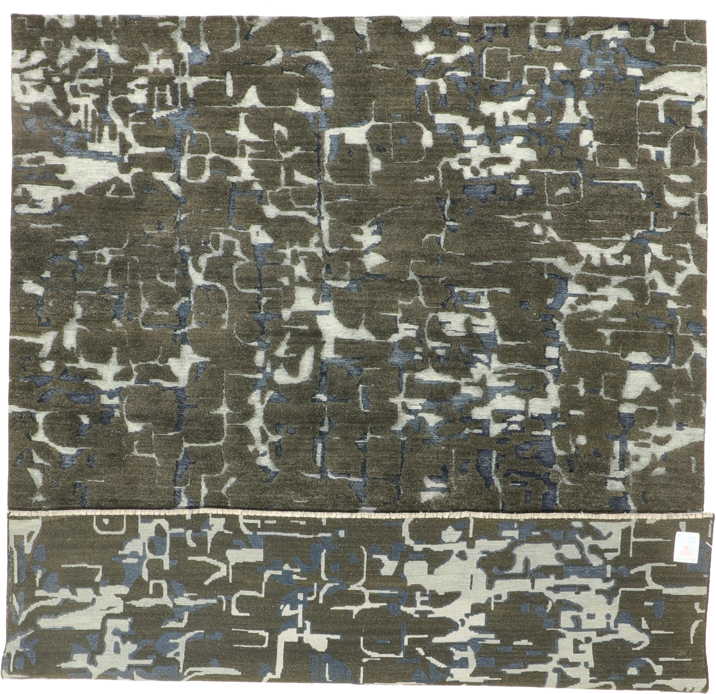 8x10 - Modern Wool All Over Rectangle - Hand Knotted Rug — 62242