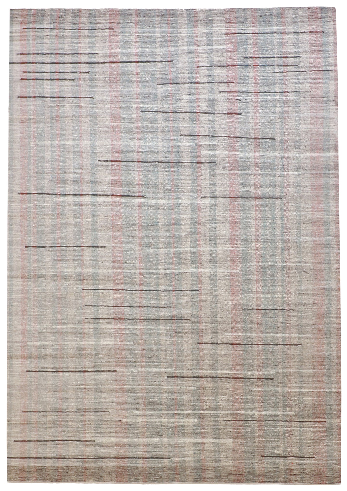 W 6.1 L 8.9 Kilim 100% Wool Handmade All Over Design - 62253