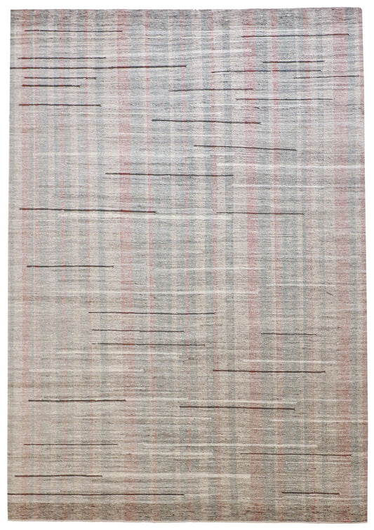 W 6.1 L 8.9 Kilim 100% Wool Handmade All Over Design - 62253