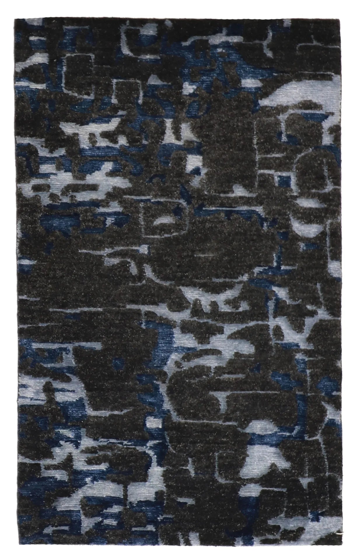 3 x 5 - Modern Wool All Over Rectangle - Finest Hand-Knotted Quality Wool — 62278