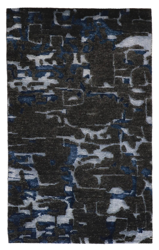 3 x 5 - Modern Wool All Over Rectangle - Finest Hand-Knotted Quality Wool — 62278
