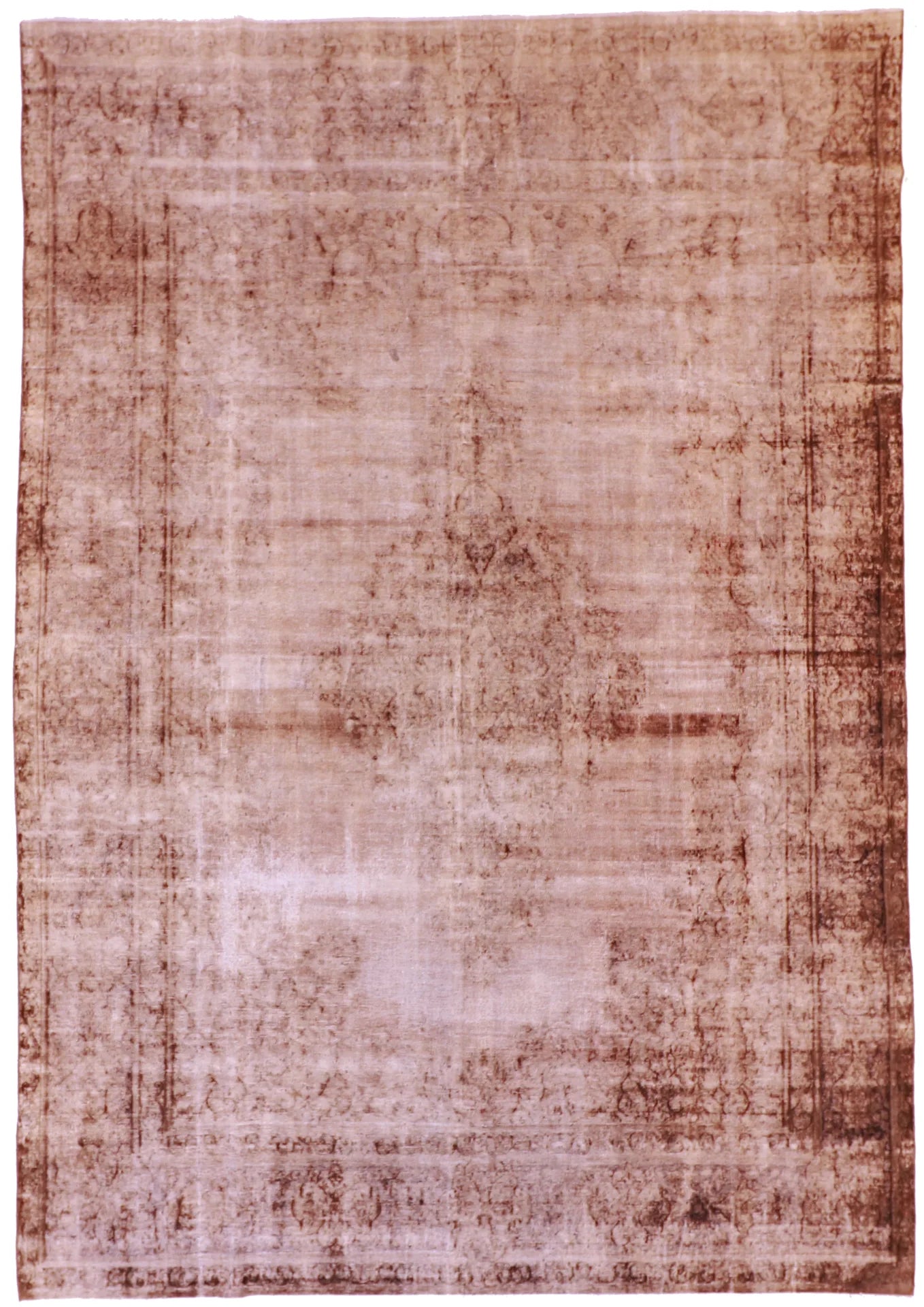 9.7 x 13.9 - Modern Fine/Wool All Over Rectangle - Finest Hand-Knotted Quality Wool — 62303