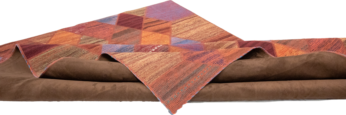 W 5.8 L 8 Modern 100% Wool Hand-Woven All-Over Design - 62320