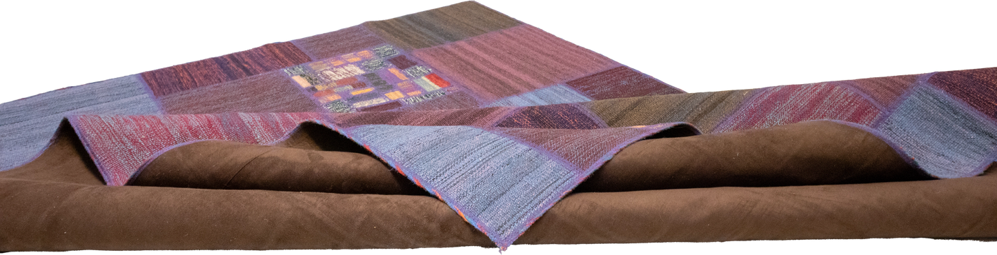 W 5.6 L 7.10 Modern 100% Wool Hand-Woven All-Over Design - 62333