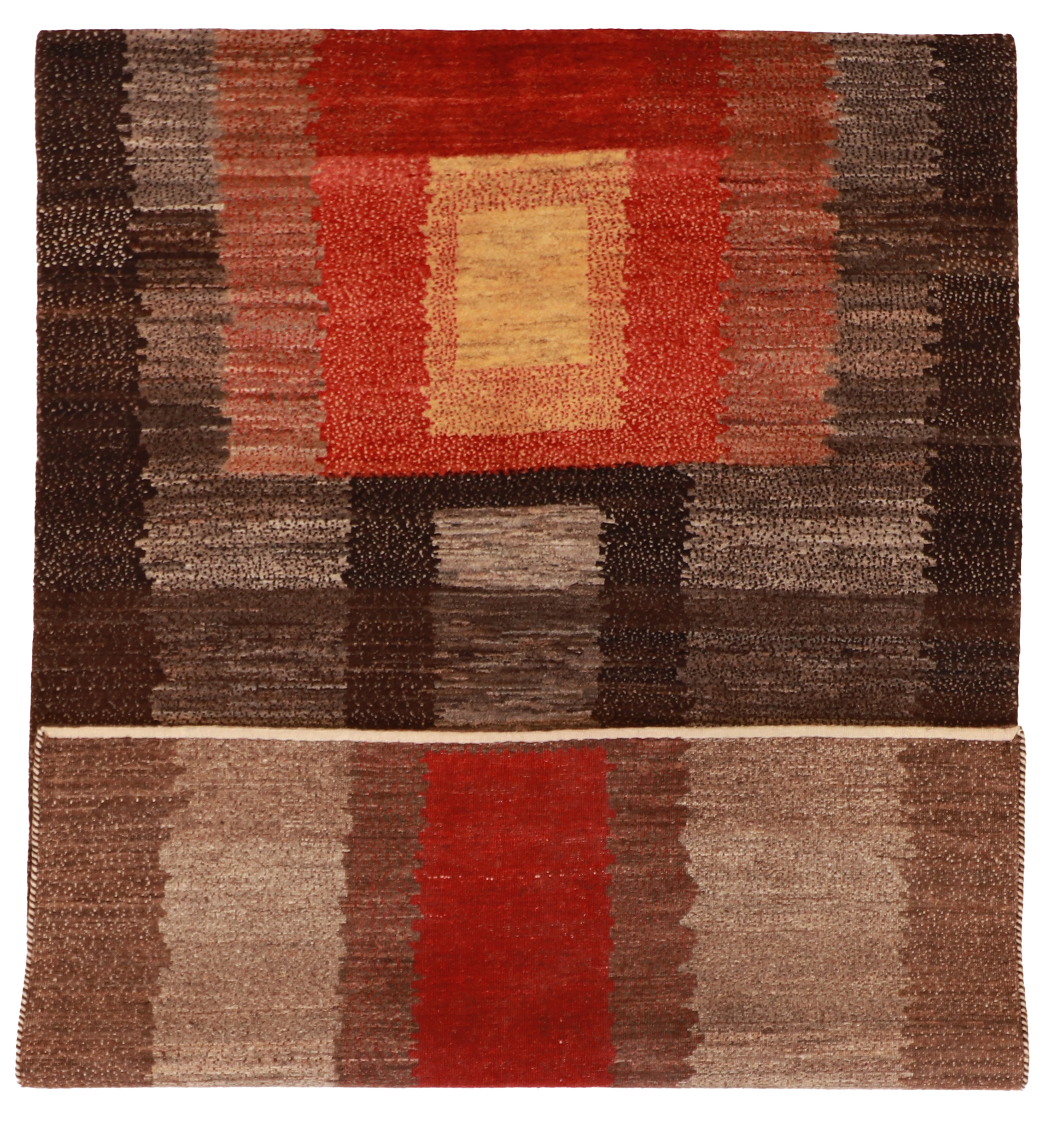 W 5.3 L 7.10 Qashquile 100% Wool Handmade All Over Design - 62378