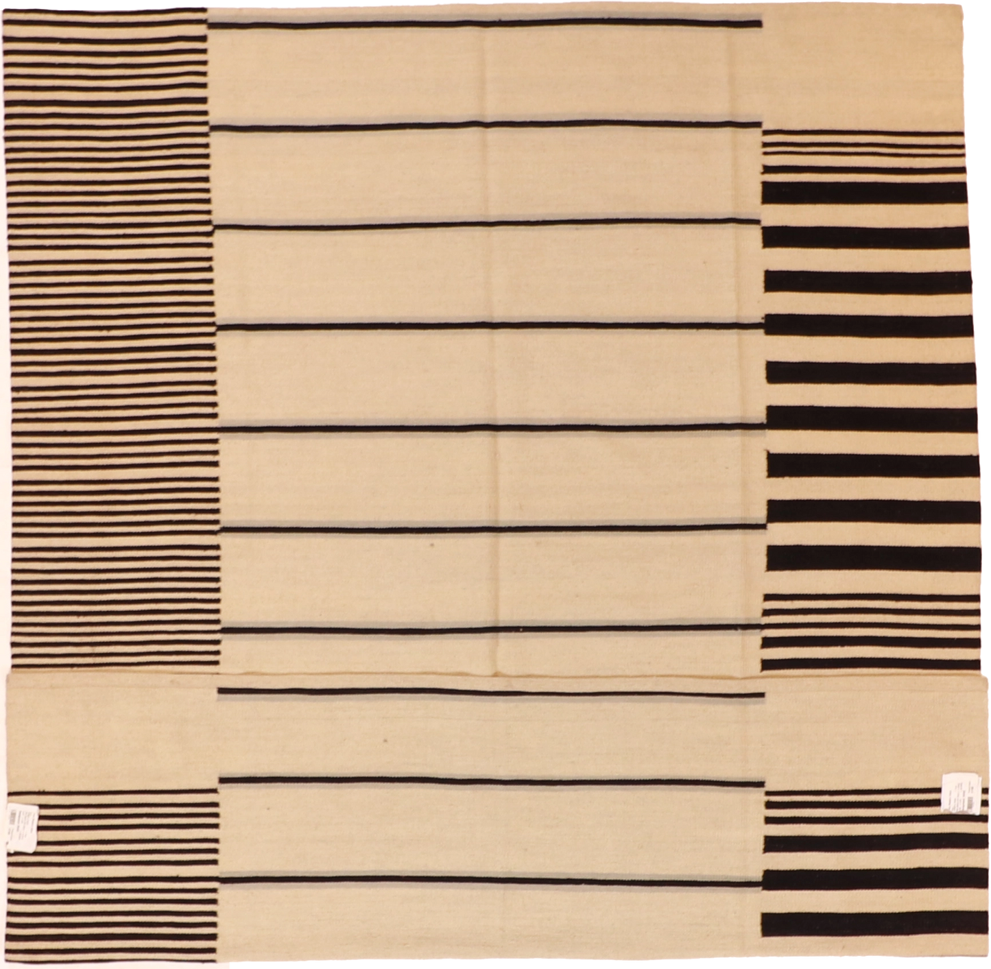 W 7.2 L 9.1 Kilim 100% Wool Hand-Woven All-Over Design - 62428