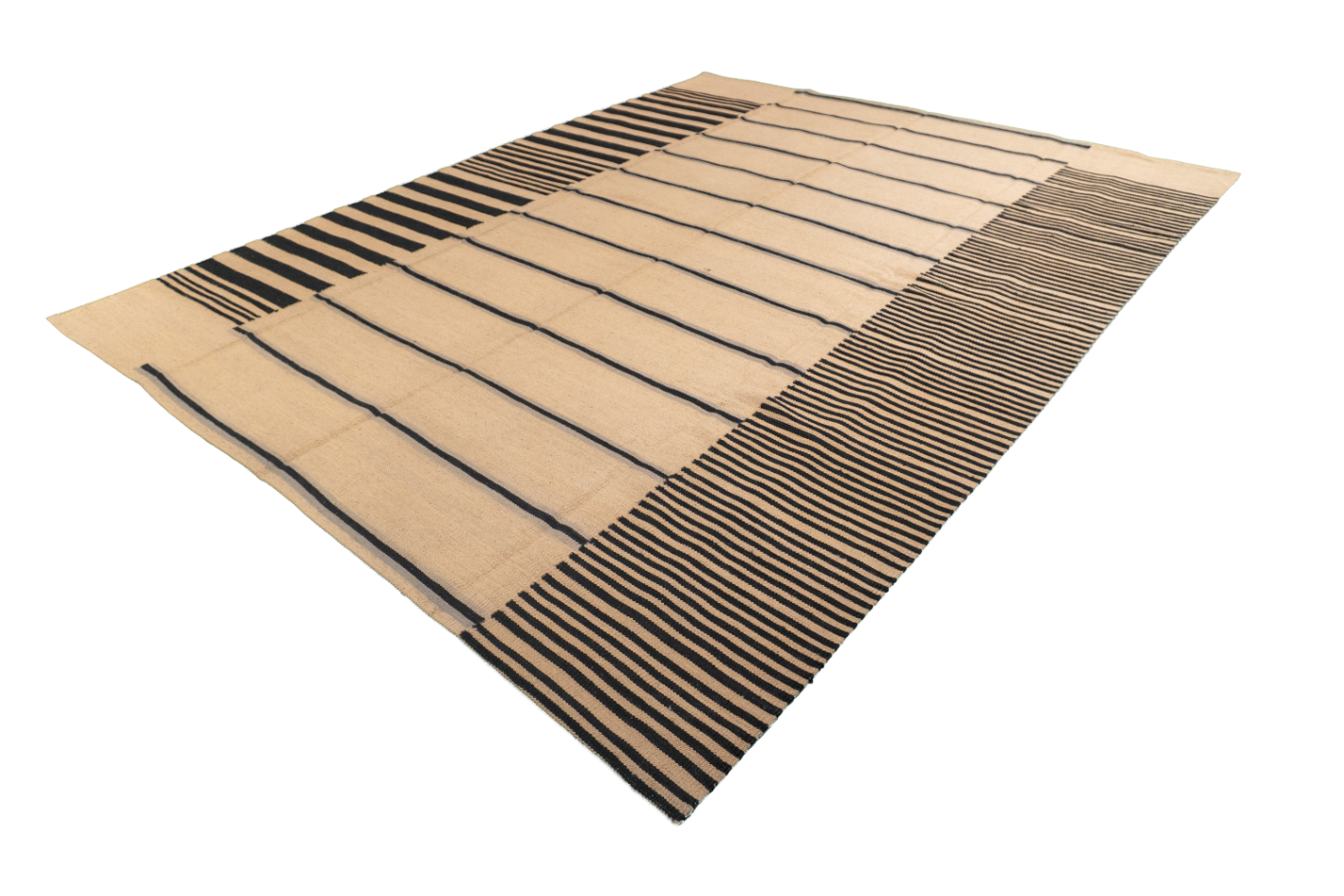 W 7.2 - L 9.1 - Kilim Fine/Wool All Over Rectangle - Finest Hand-Made Quality Wool - 62428