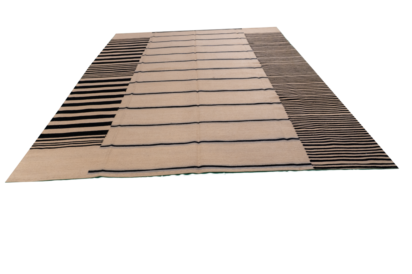 W 7.2 - L 9.1 - Kilim Fine/Wool All Over Rectangle - Finest Hand-Made Quality Wool - 62428