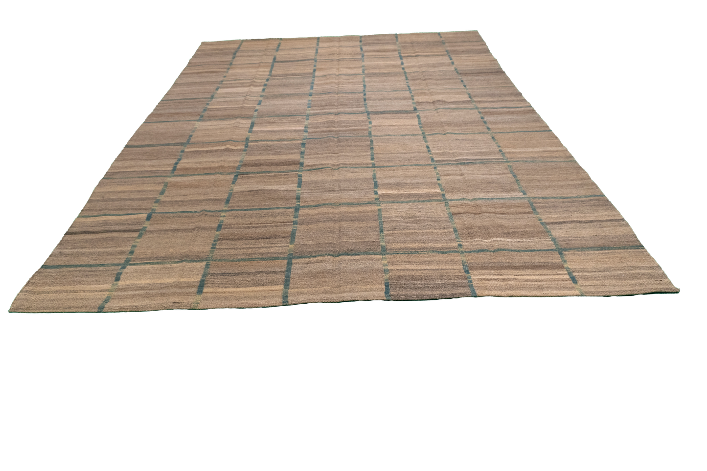 W 6.10 - L 9.3 - Kilim Fine/Wool All Over Rectangle - Finest Hand-Made Quality Wool - 62429