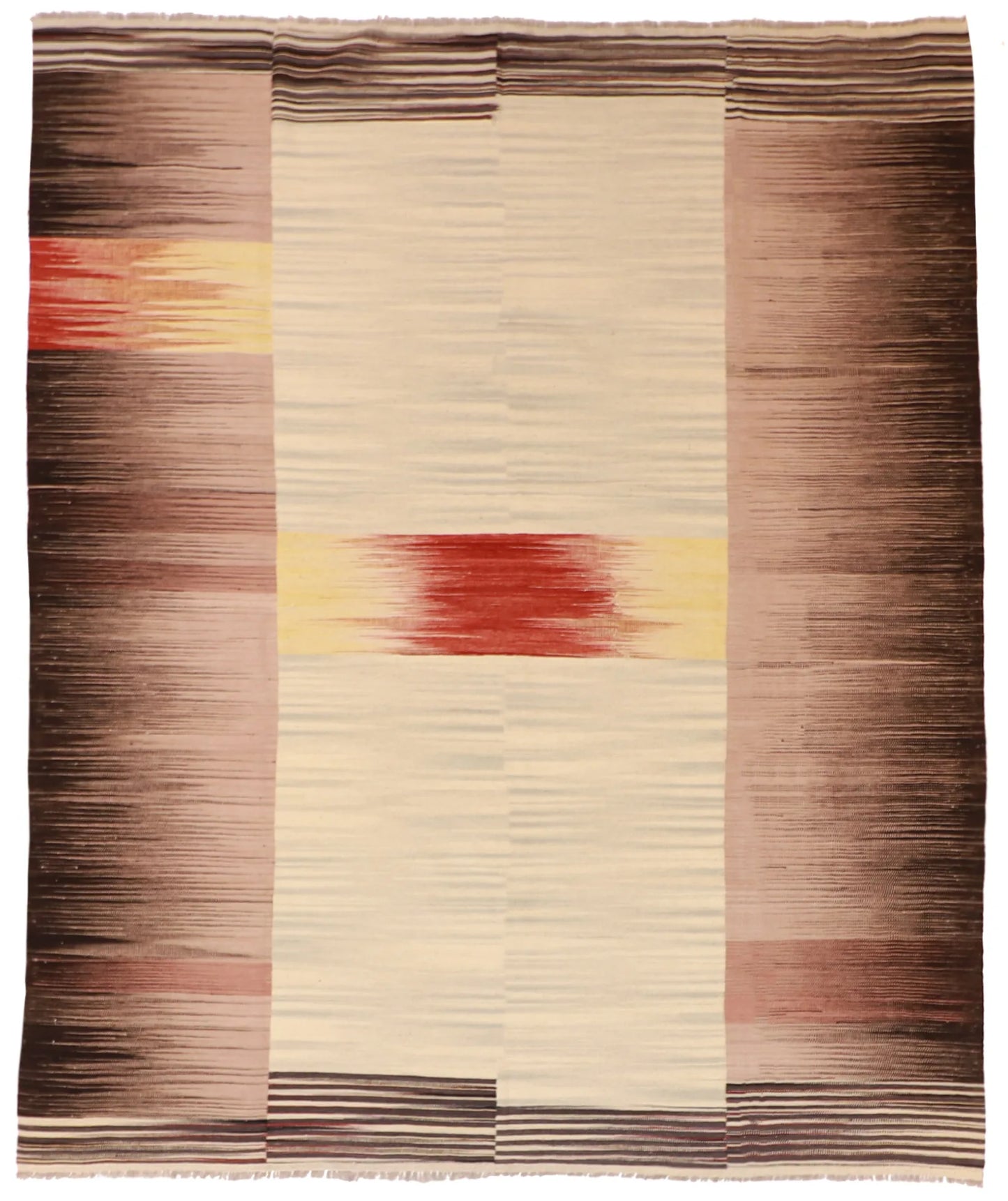 8.2 x 9.10 - Kilim Fine/Wool All Over Rectangle - Finest Hand-Made Quality Wool — 62434