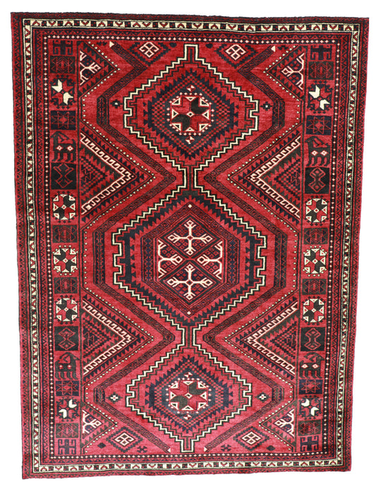 W 7.5 L 9.10 Lori 100% Wool Hand-Knotted Pile Rug - 62446
