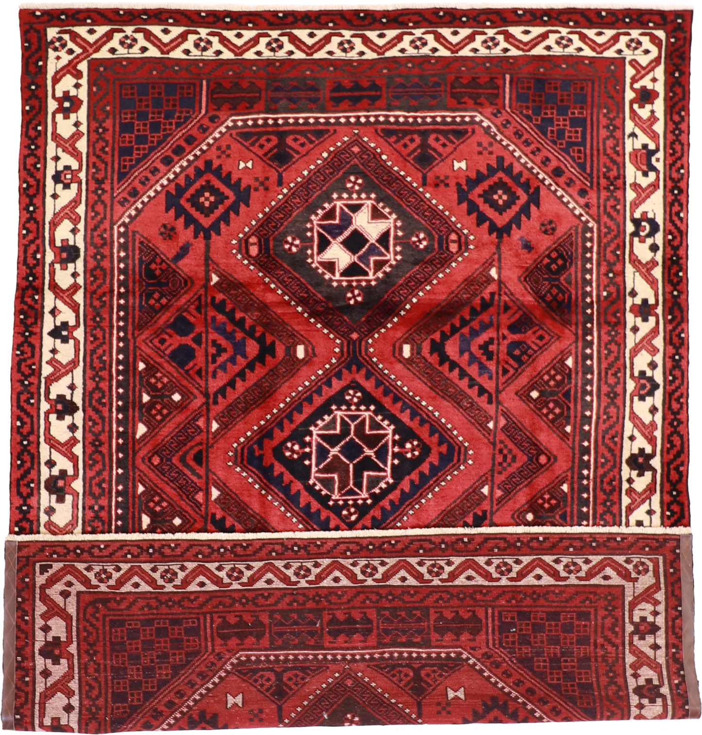 W 7 L 9.4 Lori 100% Wool Hand-Woven All-Over Design - 62447