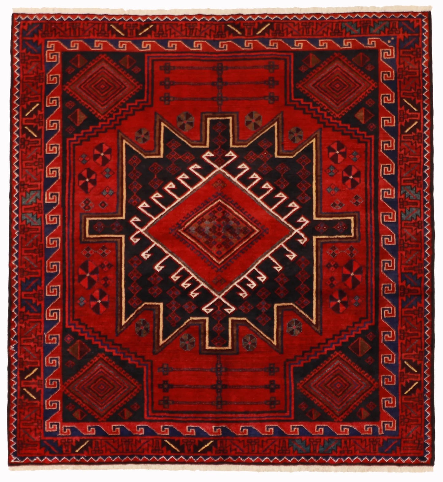 5x7 - Lori Fine/Wool All Over Rectangle - Hand Knotted Rug — 62450