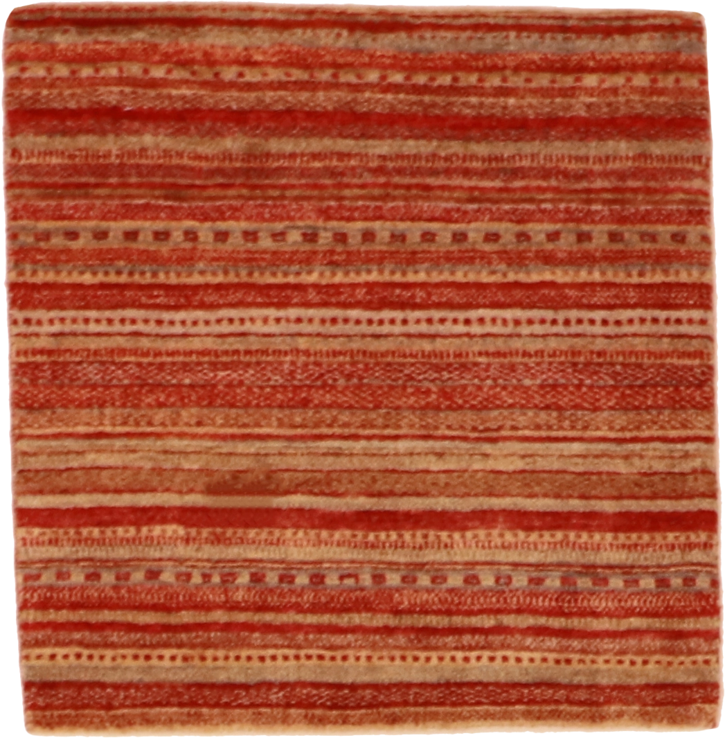 W 2.7 L 2.8 Gabbeh 100% Wool Hand-Woven Square Rug - 62563