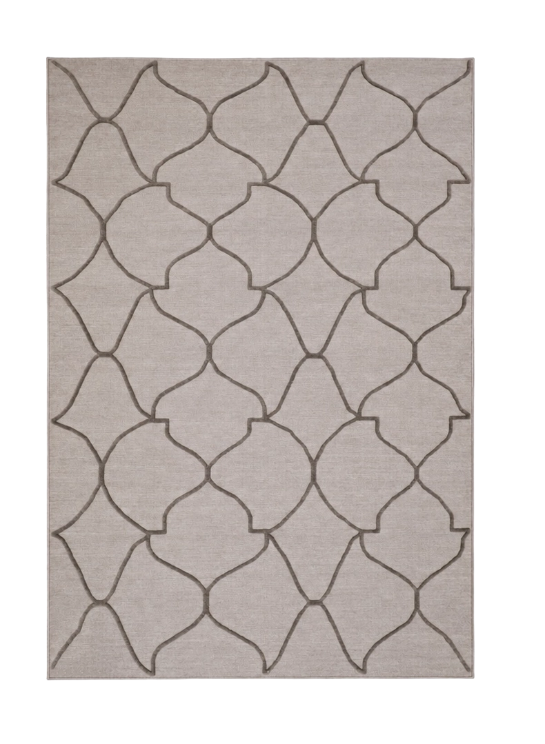 W 10 L 14 Modern 100% Wool Hand-Woven Allover Design - 62679
