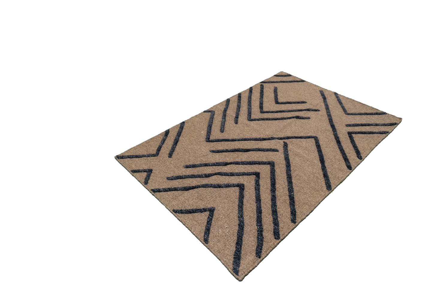 W 3 L 5 Modern 100% Wool Hand-Woven All-Over Design - 62695
