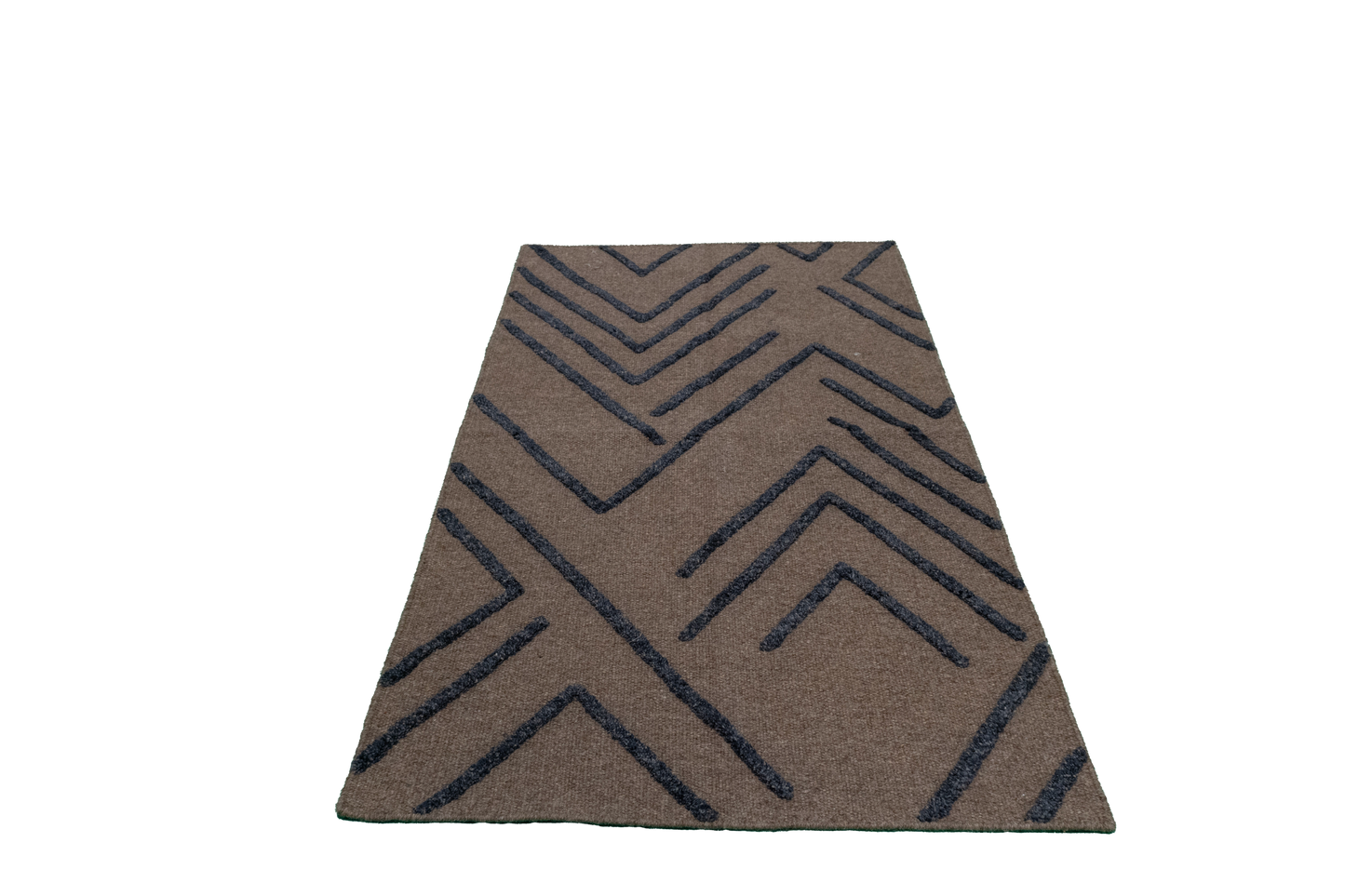 W 3 L 5 Modern 100% Wool Hand-Woven All-Over Design - 62695